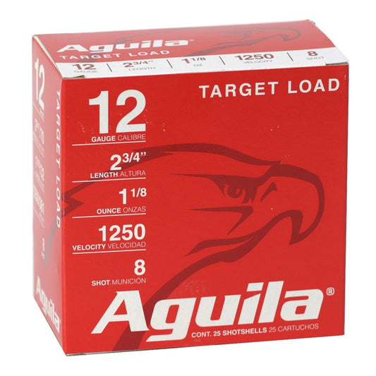 Aguila Competition Target 12 Gauge Ammo 2-3/4" 1 1/8 oz #8 Shot