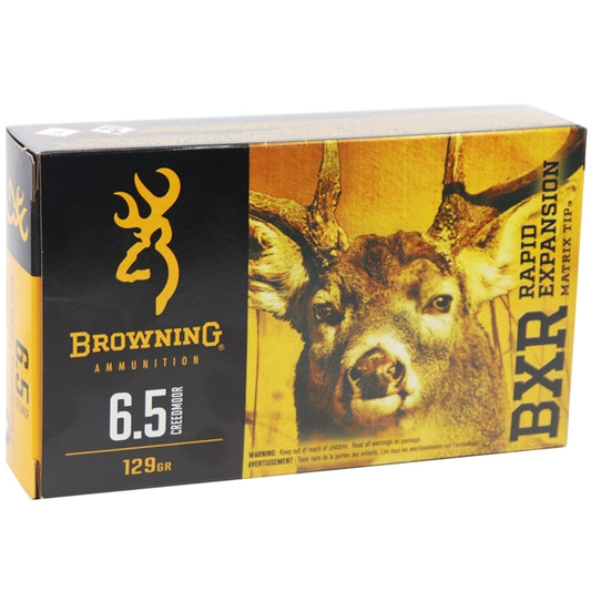 Browning BXR 6.5 Creedmoor Ammo 129 Grain Matrix Tip