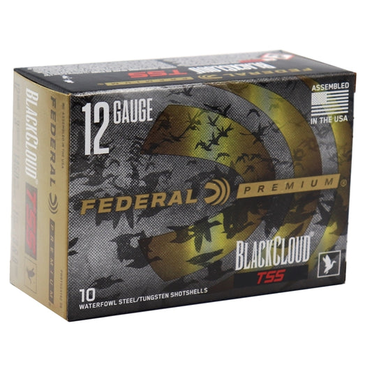 Federal Black Cloud TSS 12 Gauge Ammo 3" 1-1/4 oz #3 and #9 Steel and Tungsten Shot