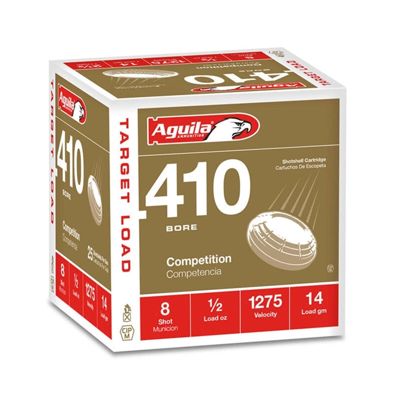 Aguila Target Load 410 Gauge Ammo 2 1/2" 1/2 oz #8 Shot