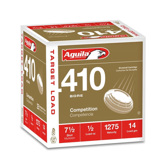 Aguila Target Load 410 Gauge Ammo 2 1/2"1/2 oz #7.5 Shot