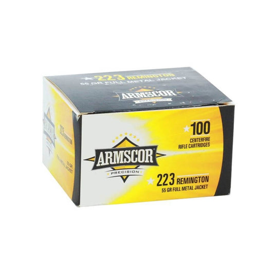 Armscor Precision 223 Remington Ammo 55 Grain Full Metal Jacket