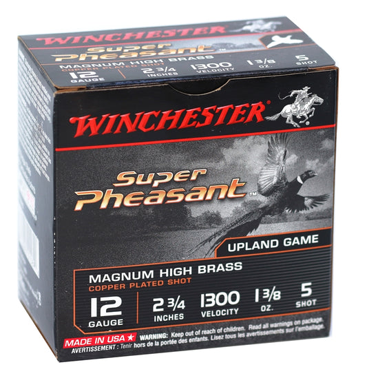 Winchester Super Pheasant 12 Gauge 2-3/4" 1 3/8 oz  oz. #5 Lead Shot