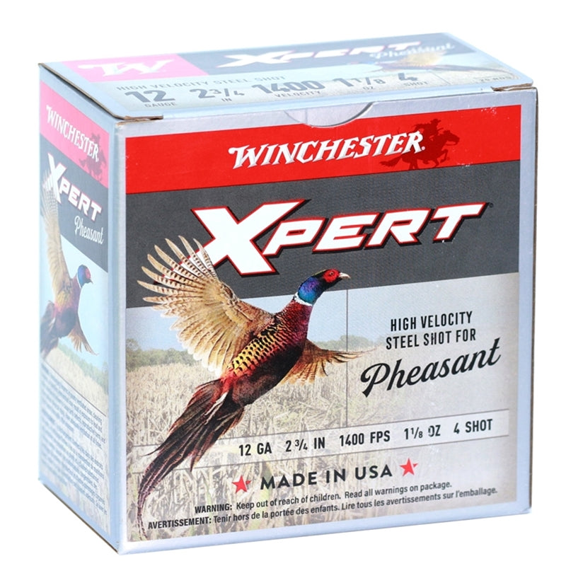 Winchester Xpert Pheasant 12 Gauge Ammo 2 3/4" 1 1/8 oz #4 Shot 250 Rounds