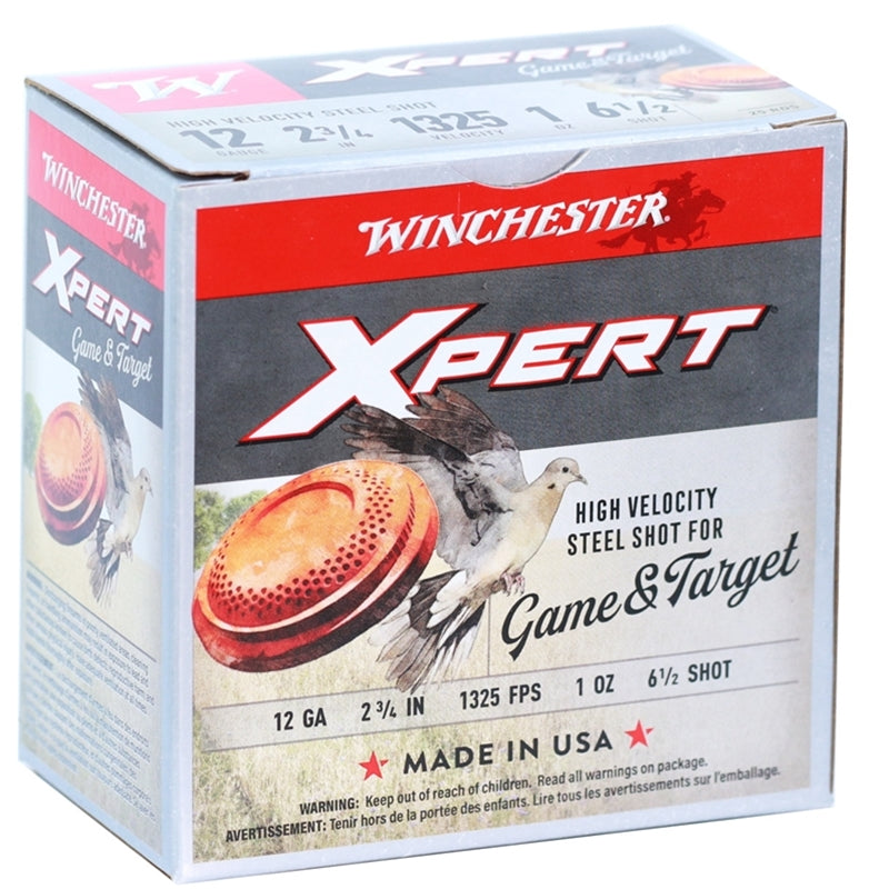 Winchester Xpert Game&Target 12 Gauge Ammo 2 3/4" 1 oz #6.5 Shot 250 Rounds