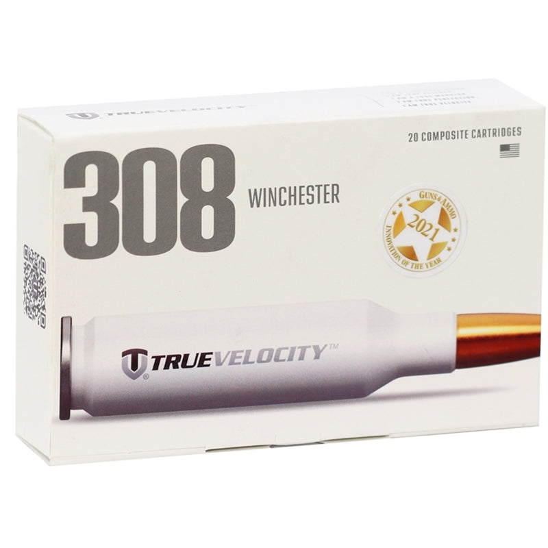 True Velocity 308 Winchester Ammo 168 Grain Sierra MatchKing Hollow Point