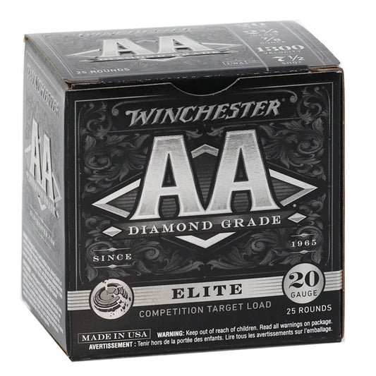 Winchester USA AA Diamond Grade 20 Gauge Ammo 2-3/4" 7/8 oz #7.5 Lead Shot 250 Round Case