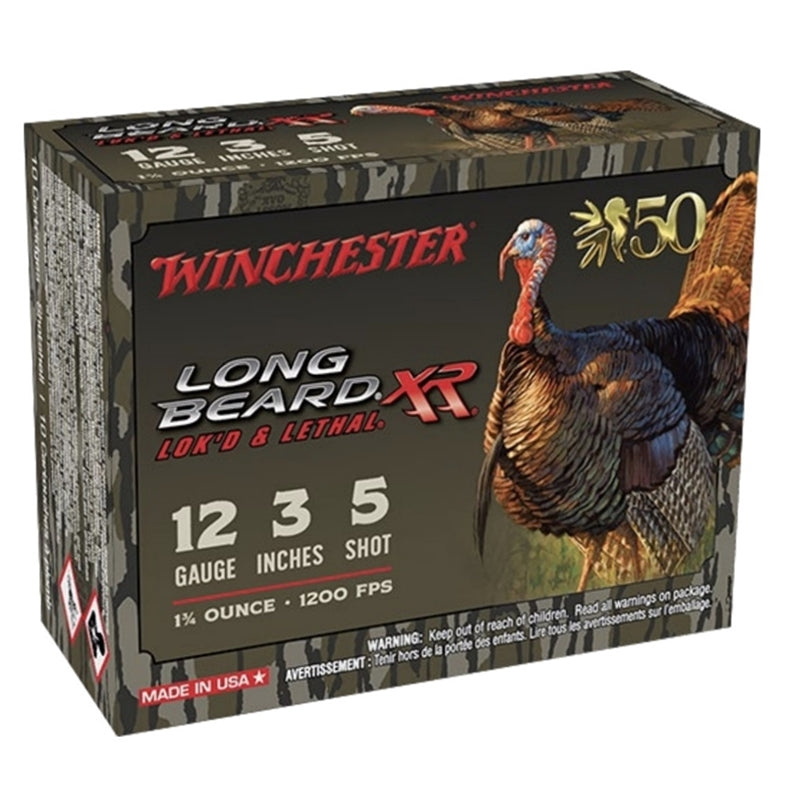 Winchester Long Beard NWTF 50th Anniversary 12 Gauge 3" 1 3/4oz. #5  Shot