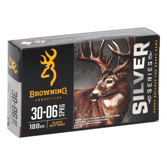 Browning Silver Series 30-06 Springfield Ammo 180 Plated Soft Point