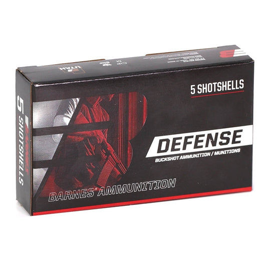 Barnes Defense 12 Gauge Ammo 2-3/4" #4 Buckshot