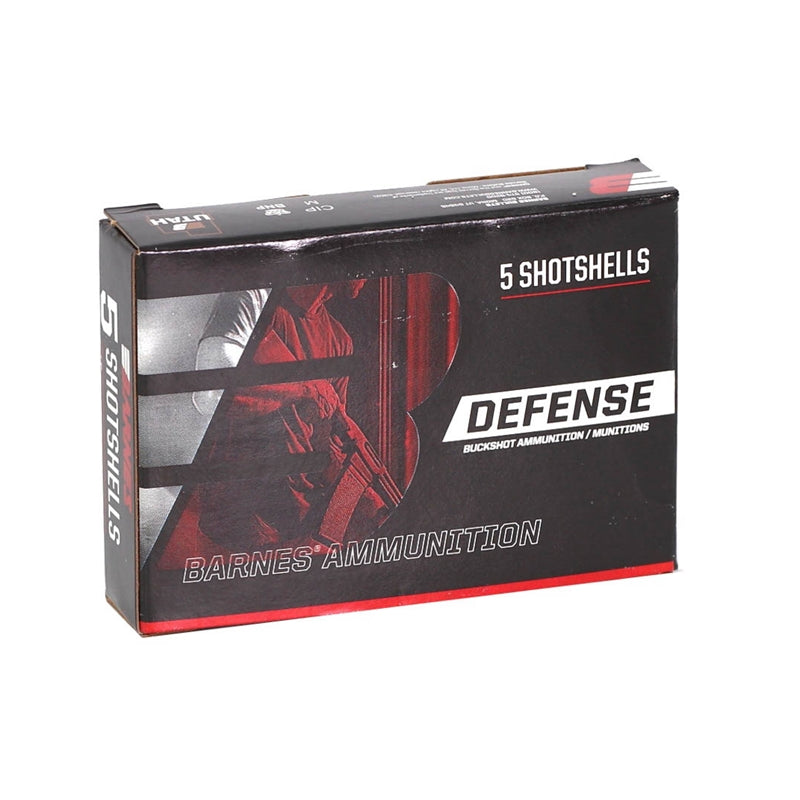 Barnes Defense 20 Gauge Ammo  2-3/4" #3 Buckshot