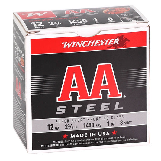 Winchester AA Super Sport 12 Gauge Ammo 2 3/4" 1 oz. #8 Shot