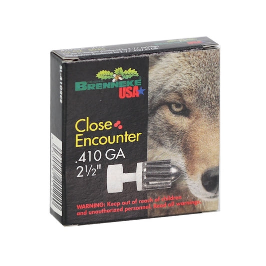 Brenneke Close Encounter 410 Bore Ammo 2-1/2”  1/4oz Slug