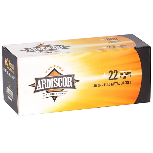 Armscor Precision 22 WMR Ammo 40 Grain Full Metal Jacket