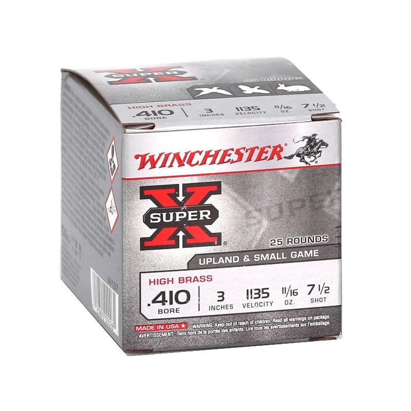 Winchester Super-X High Brass 410 Gauge Ammo 3" 11/16 oz 7.5 Shot