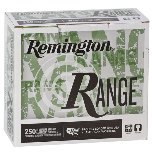 Remington Range 9mm Luger Ammo 115 Grain Full Metal Jacket 250 Rounds Per Box