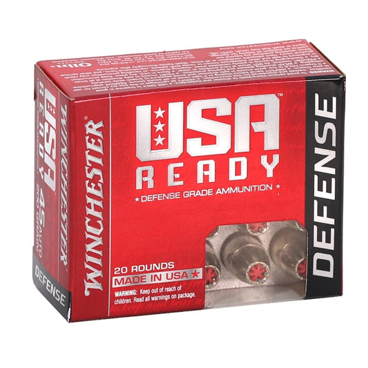 Winchester USA Ready 45 ACP AUTO Ammo 200 Grain Hollow Point