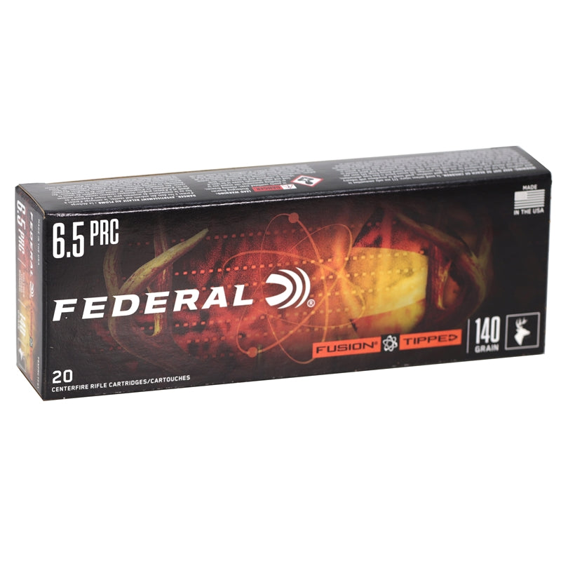 Federal Fusion 6.5 PRC Ammo 140 Grain Tipped