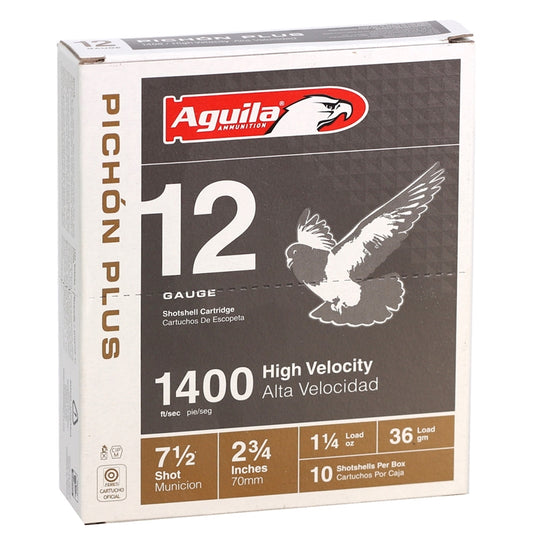 Aguila Pichon Plus HV 12 Gauge  Ammo 2-3/4" 1 1/4 oz #7.5 Shot