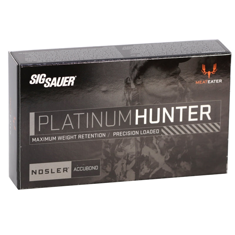 Sig Sauer Platinum Hunter 30-06 Springfield Ammo 180 Grain AccuBond