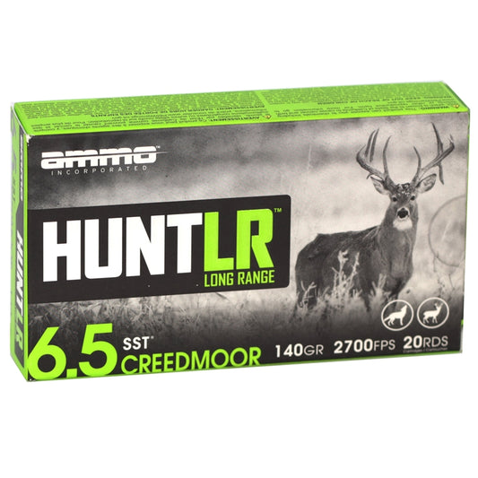 Ammo Inc Hunt LR 6.5 Creedmoor Ammo 140 Grain SST