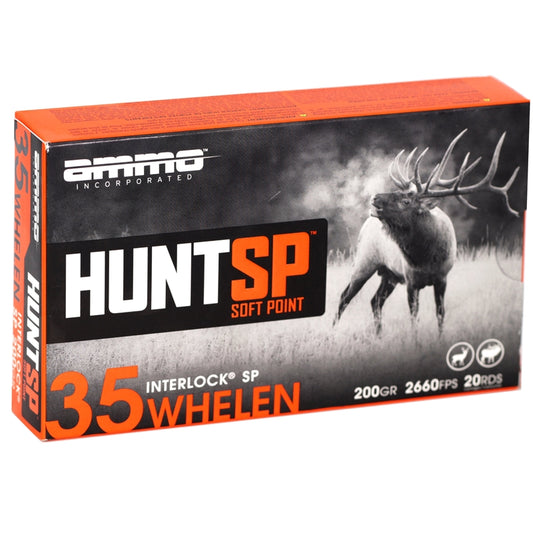 Ammo Inc Hunt SP 35 Whelen Ammo 200 Grain InterLock