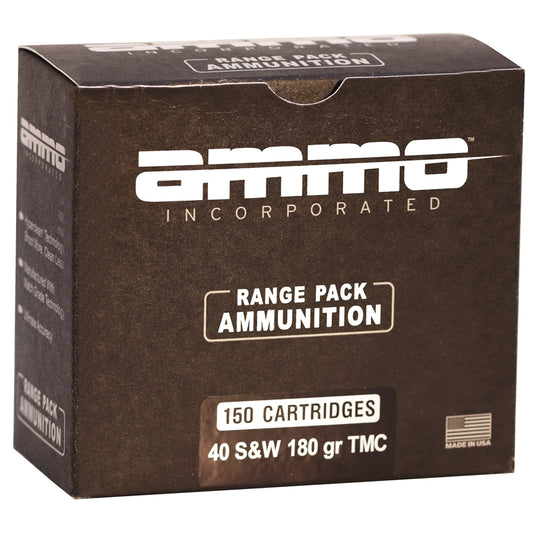 Ammo Inc Signature 40 S&W Ammo 180 Grain TMC 150 Rounds