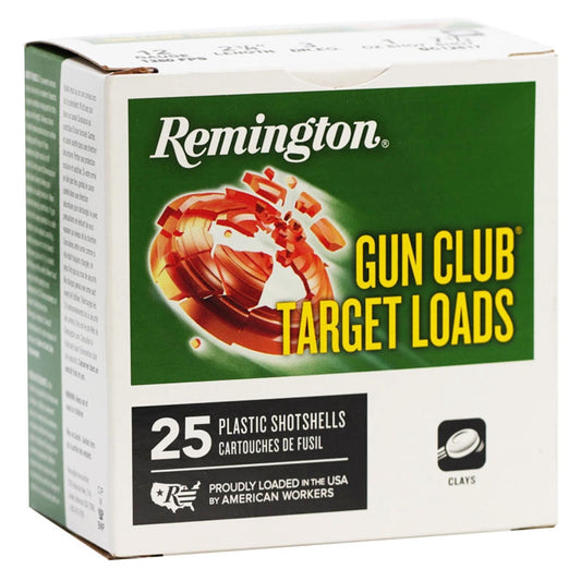 Remington Gun Club Target 12 Gauge Ammo 2 3/4" 1 oz. #7.5 Shot