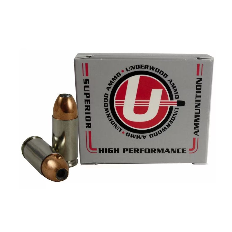 Underwood Sporting 9mm Luger +P+ Ammunition 124 Grain Jacketed Hollow Point - 113