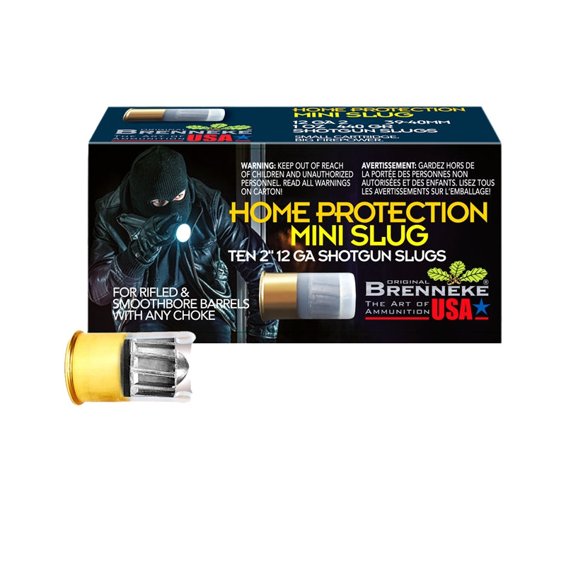 Brenneke Home Protection Mini Slug 12 Gauge Ammunition 2" 1 oz Shotgun Slugs - SL-122MS