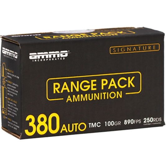 Ammo Inc. Signature 9mm Luger Ammunition 124 Grain Full Metal Case - 9124TMC-A200