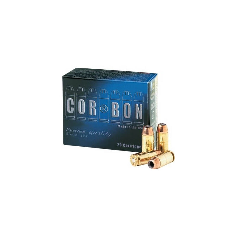 Cor-Bon Self-Defense 380 ACP AUTO Ammo 90 Grain Jackted Hollow Point