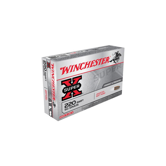 Winchester Super-X 220 Swift 50 Grain Pointed Soft Point