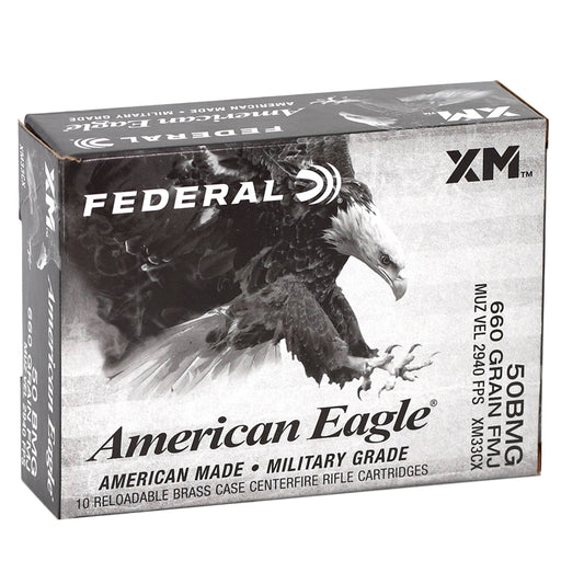 Federal American Eagle 50 BMG Ammo 660 Grain Full Metal Jacket