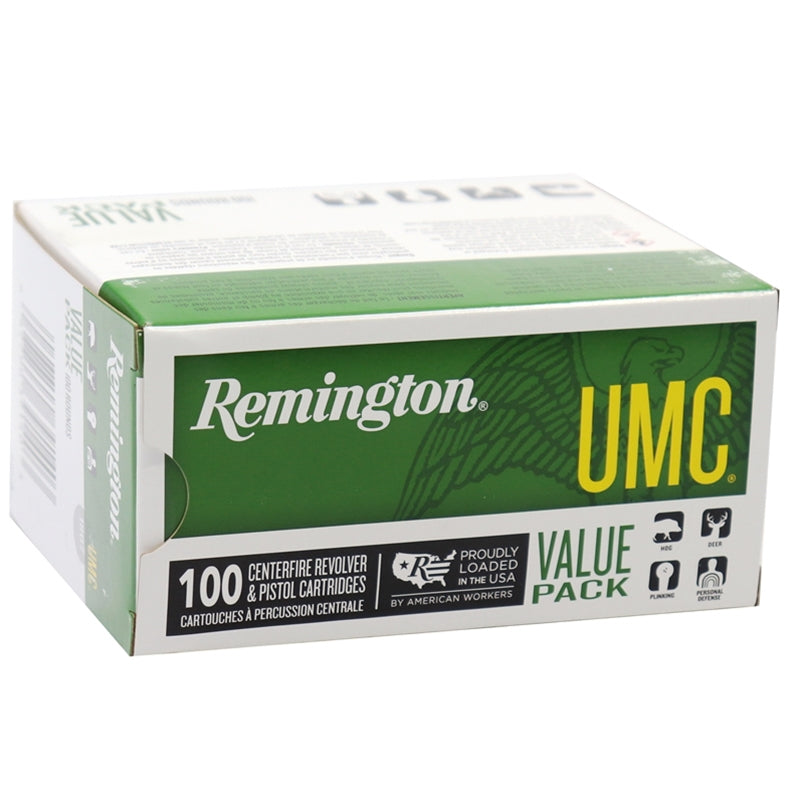 Remington UMC 357 Magnum Ammo 125 Grain Semi-Jacketed Hollow Point Value Pack