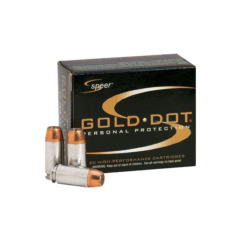 Speer Gold Dot Short Barrel 38 Special Ammo 135 Grain +P Jacketed Hollow Point