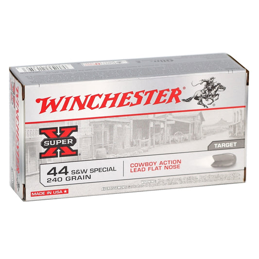 Winchester USA Cowboy 44 Special Ammo 240 Grain Lead Flat Nose