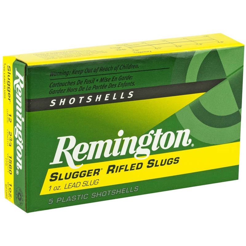 Remington Slugger 12 Gauge Ammo 2-3/4" 1 oz Rifled Lead Slug