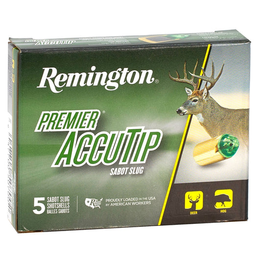 Remington Premier 20 Gauge Ammo 3" 260 Grain AccuTip Bonded Sabot Slug with Power Port