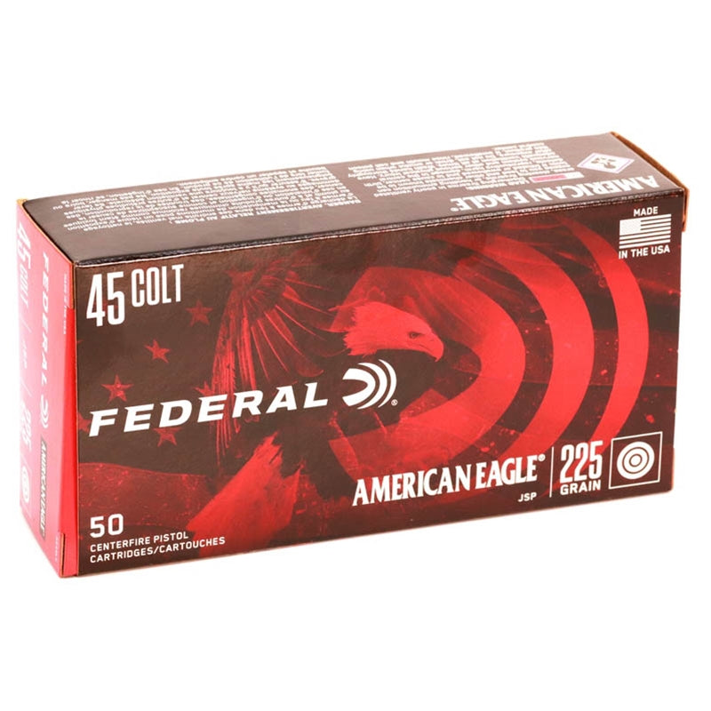 Federal American Eagle 45 Long Colt Ammo 225 Grain Jacketed Soft Point