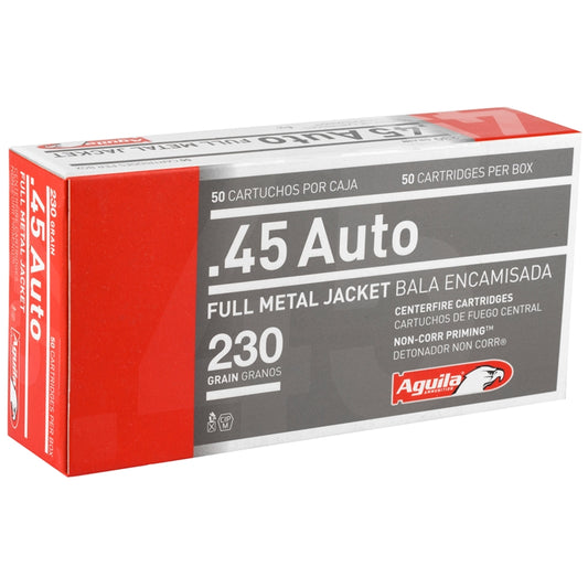 Aguila 45 ACP AUTO Ammo 230 Grain Full Metal Jacket