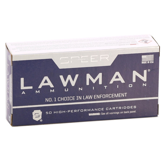 Speer Lawman CleanFire 40 S&W Ammo 180 Grain Total Metal Jacket