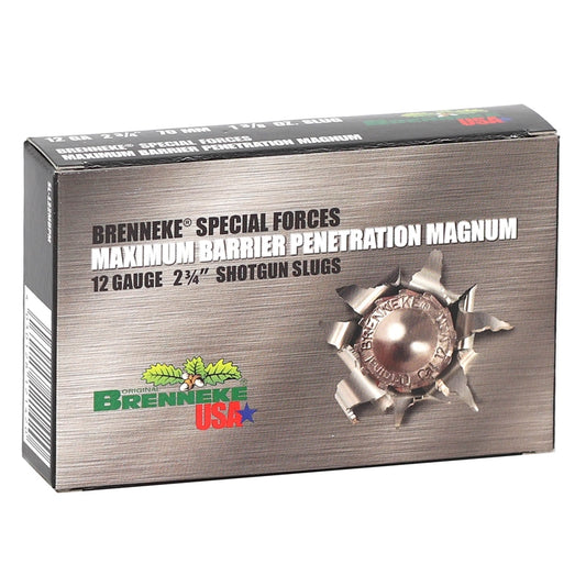 Brenneke USA Special Forces Maximum Penetration 12 Gauge Ammo 2 3/4" 1 3/8 oz Lead Slug