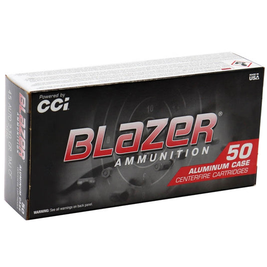 CCI Blazer CleanFire 45 ACP AUTO Ammo 230 Grain Full Metal Jacket