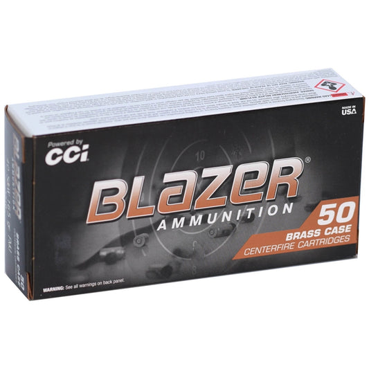 CCI Blazer Brass 40 S&W Ammo 165 Grain Full Metal Jacket