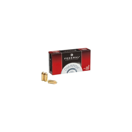 Federal Champion 380 ACP Auto Ammo 95 Grain Full Metal Jacket