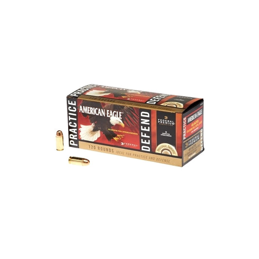 Federal American Eagle 45 ACP AUTO Ammo FMJ/ Hydra-Shok JHP Combo Pack