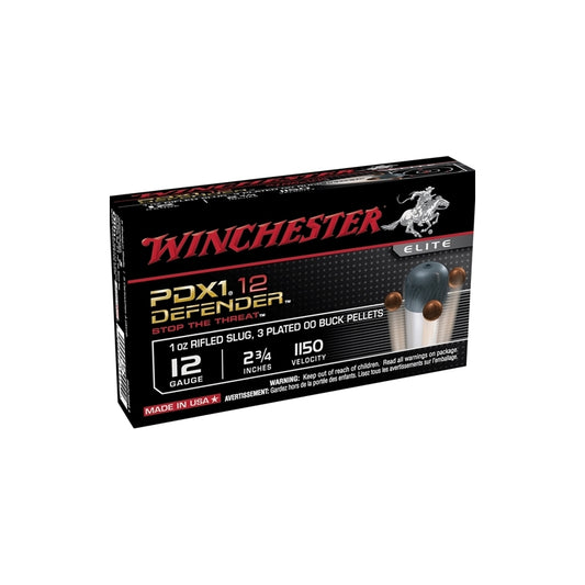 Winchester Supreme Elite PDX1 12 Gauge 2 3/4" Ammo 00 Buckshot 1oz. Slug