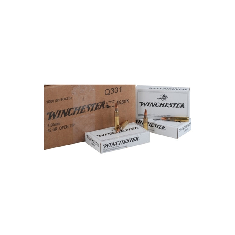 Winchester 5.56x45mm NATO 62 Grain Open Tip Match Lead Free