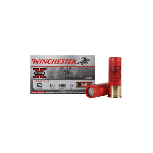 Winchester Super-X 12 Gauge 2-3/4"  3/4 oz Lead Free Rifled Slug